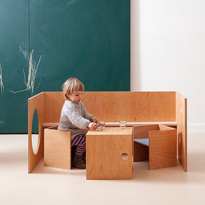 conjunto de mesa y silla contemporáneo