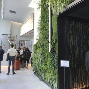 muro vegetal de panel modular