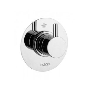grifo monomando para ducha / de pared / de metal cromado / de baño