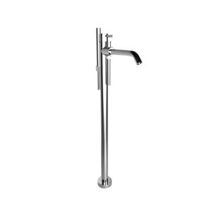 grifo monomando para bañera / de metal cromado / de baño / con 1 orificio