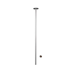 grifo monomando para lavabo / de techo / de acero inoxidable / de baño