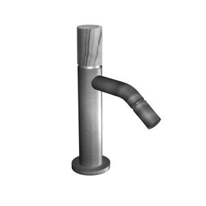 grifo monomando para bidé / de acero inoxidable / de baño / con 1 orificio