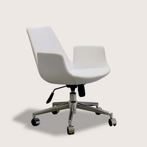 silla de oficina contemporánea / ajustable en altura / con ruedas / con reposabrazos