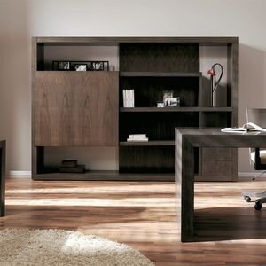 estantería modular / contemporánea / de nogal / de haya