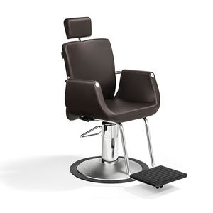 sillón de barbero de cuero