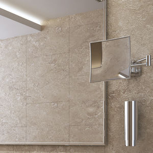 espejo para baño de pared / de aumento / contemporáneo / rectangular