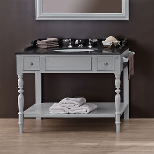 consola para lavabo de madera