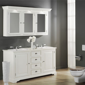 mueble de lavabo doble