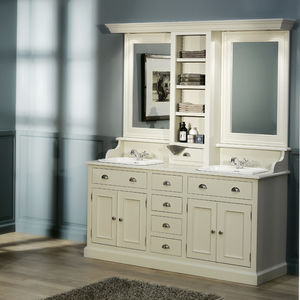 mueble de lavabo doble