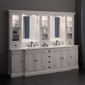 mueble de lavabo doble