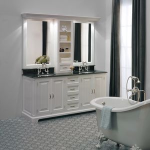 mueble de lavabo doble