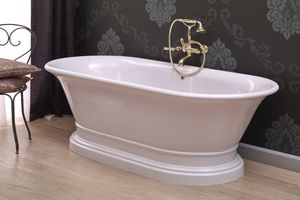 bañera ovalada