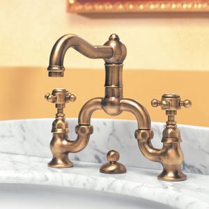 grifo bimando para lavabo