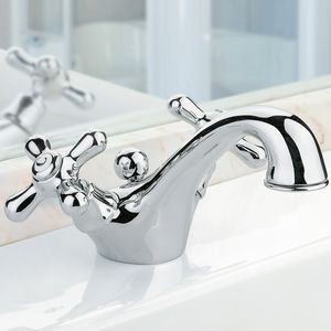 grifo bimando para lavabo