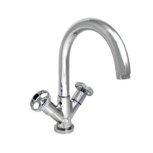 grifo bimando para lavabo