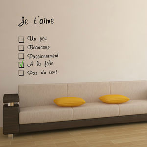 adhesivo de pared texto