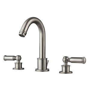 grifo mezclador para lavabo / de libre instalación / de latón cromado / de baño