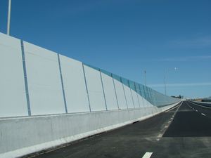 muro antirruido para la construcción de puentes