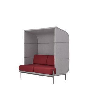sofá contemporáneo / de tejido / para el sector servicios / con respaldo alto