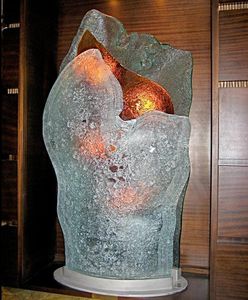 escultura de vidrio