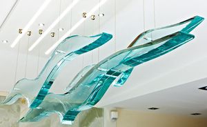 escultura de vidrio