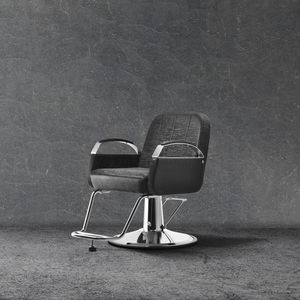 sillón de peluquería de terciopelo