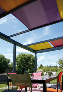 pérgola adosada
