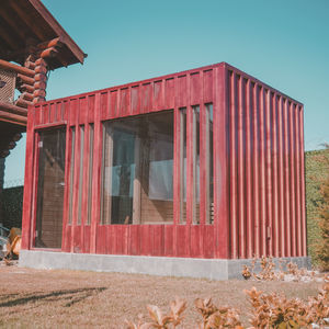 sauna de madera