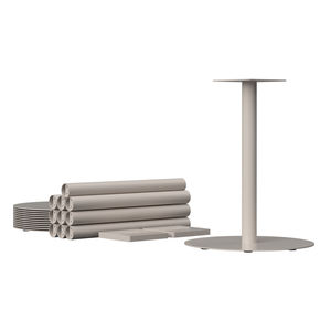 base de mesa de metal