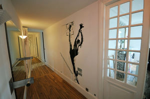 adhesivo de pared silueta