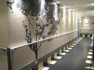 adhesivo de pared naturaleza