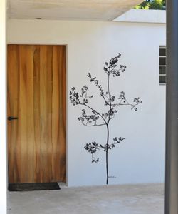 adhesivo de pared naturaleza