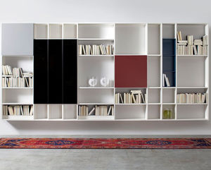 biblioteca de pared