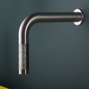 caño para lavabo de acero inoxidable