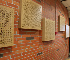 panel acústico para interiores
