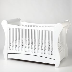 cama para bebé contemporánea