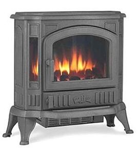 Estufa eléctrica - CANTERBURY - Broseley Fires - tradicional / de metal