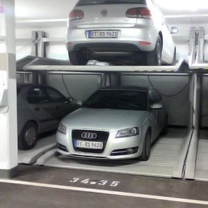 plataforma para coches hidráulica