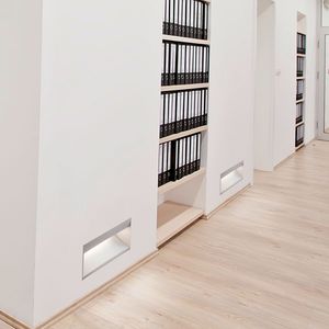 luminaria empotrable de pared