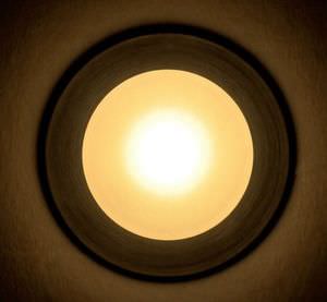 luminaria empotrable de pared