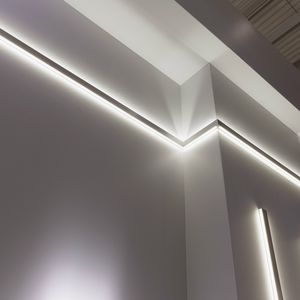 perfil de iluminación de pared