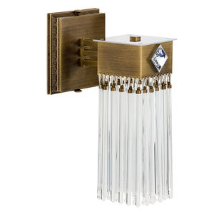 aplique clásico / de metal / de cristal Swarovski® / de incandescencia