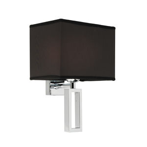aplique moderno / de metal cromado / de textil / LED