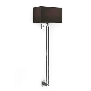 aplique moderno / de metal cromado / de tejido / LED