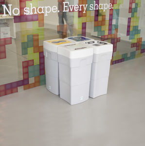 cubo de basura público