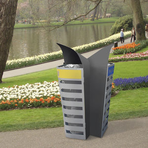 cubo de basura público