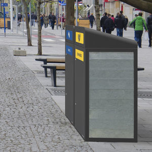 tapa para papeleras de reciclado