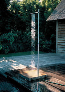 ducha par jardín de acero galvanizado