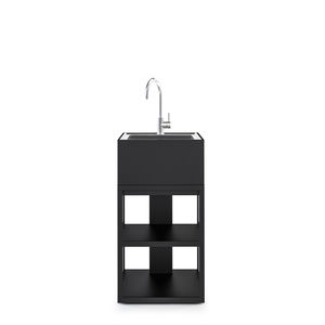 mueble para fregadero de acero inoxidable