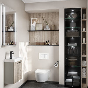 baño contemporáneo